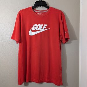 Nike Red Golf Tee - Men's Short Sleeve